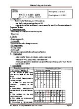 Giáo án Tiếng Anh 9 (Thí điểm) - Unit 2 - Năm học 2015-2016 - Đinh Thị Phương